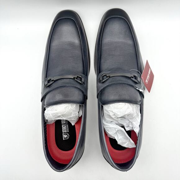 Stacy Adams Mens Kaylor Penny Slip-On Loafer US 11 M EU 44 Gray Leather NIB main image 10